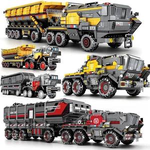 ABS <b>Plastic</b> Building <b>Blocks</b> Wandering Earth Officially Licensed Transport Troop Carrier Construction Toy Assembly - Product Image 1