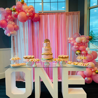 Décoration de mariage et d'anniversaire, lettrage extérieur personnalisé avec logo, lettres et chiffres en mousse EVA 3D
