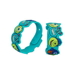 Pulsera de Silicona con Dibujos Animados Personalizada de Fábrica FAMA, Artículo Promocional, Pulseras Ajustables de Silicona para Niños - Product Image 1