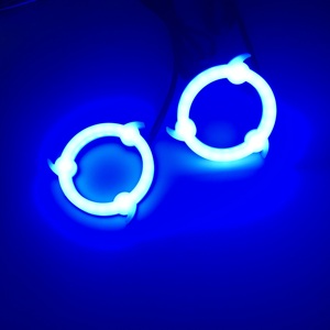 12V Flow RGB LED <span class=keywords><strong>Sharingan</strong></span> Angel Eyes mit Milchglas-Abdeckung für Fahrzeugbeleuchtung - Product Image 5