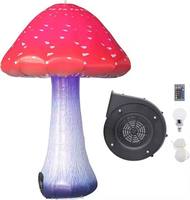 Ballon gonflable géant en forme de champignon, nouvelle conception, gonflables publicitaires électriques pour l'extérieur, décorations de fête