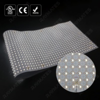 Raymates UL ETL 1M Super Long Led Sheet 1LED Cut Flexible Led Panel Light DC24V Led Backlit Sheet for Billboard Kitchen Island