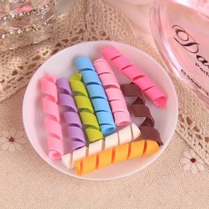 Juego de Rulos para el Cabello Hechos a Mano de Plástico, 8 Colores, para Peinados DIY - Product Image 2