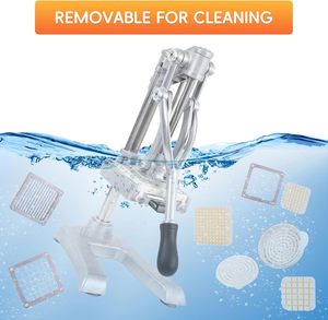 Manual Voltage Commercial Vegetable and Fruit Chopper Juicer with Anti-Slip Grip Handle - Product Image 4