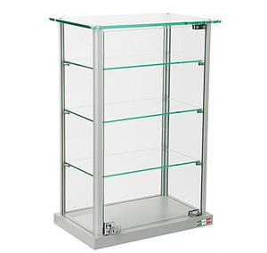 Vitrine en verre transparent avec <span class=keywords><strong>étagère</strong></span>s fixes, armoire de présentation, pour magasin de bijoux - Product Image 1