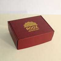 Boîte d'emballage en carton ondulé E Flute écologique avec logo imprimé personnalisé pour l'expédition et le courrier