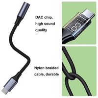 Audio-Adapterkabel USB-C USB C Typ C Stecker auf 3,5 MM 3,5MM Buchse Kopfhörer Ohrhörer Mikrofon Aux Audio Stereo Adapterkabel