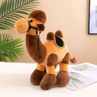 Peluche personnalisée super douce brodée en forme de chameau arabe avec rembourrage en coton – Idéale comme doudou promotionnel