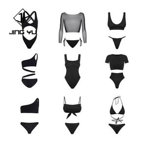Ensemble de bikini personnalisé JINGYU 2025 Maillot de bain femme Monokini Combinaison Bikini Maillots de bain Bikinis & Vêtements de plage - Product Image 3