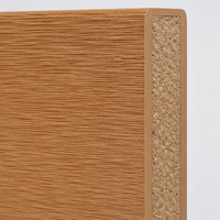 Panneau de clôture WPC co-extrudé 159x20.4mm, panneau de brise-vue pour système de clôture à encastrer sur poteau en aluminium