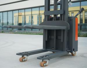 Hot Sale 1.5 Ton Battery-Powered Electric Stacker Mini Forklift China New Condition Full Electric Pallet Stacker For Retail - Product Image 5