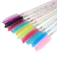 100pcs Lash Spoolies Bouteilles Lash Extensions Spoolie Nylon Mascara Brosse À Sourcils Brow Make up Pinceaux