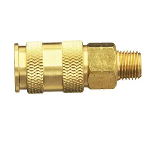 1/4 "ชาย NPT M สไตล์ (อุตสาหกรรม) อากาศที่เหมาะสมเชื่อมต่ออย่างรวดเร็ว Coupler