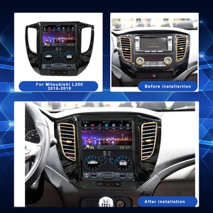 Autoradio multimédia GPS Android 13 avec écran tactile sans fil 12,1 pouces pour <span class=keywords><strong>Mitsubishi</strong></span> Triton <span class=keywords><strong>L200</strong></span> 2015-2018 - Product Image 2
