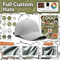 Casquette de baseball unisexe à séchage rapide, perforée, respirante, protection solaire, chapeau de sport en maille pour la course à pied, le golf et les activités de plein air