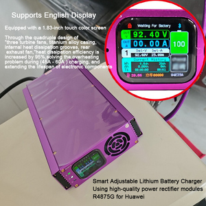 Chargeur Bluetooth à courant et tension réglables 71V - 101V 50A 60A pour batterie au lithium 84V 96V 100.8V 87.6V 72V pour Huawei R4875 5000W - Product Image 4