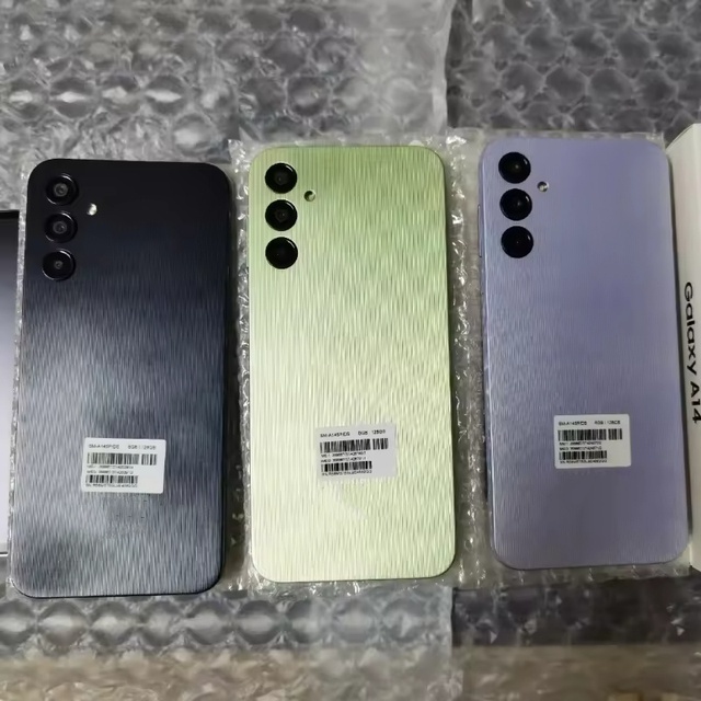 Used 99% New for Amsung A14 4G 5G 128GB Second Hand Phone 50MP 5000 MaH Genuine Used Global for Amsung A14 Used Mobile Phones