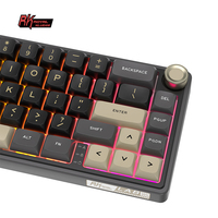 Clavier mécanique de jeu Royal Kludge RK R65 Mini, clavier gamer 66 touches, TYPE-C filaire, RGB, hotswap, clavier sans contact
