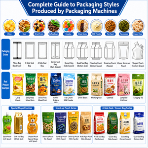 Machine d'emballage automatique haute vitesse pour pesage et étiquetage, personnalisée pour thé, café, <span class=keywords><strong>épice</strong></span>s, sachets/boîtes multifonctionnels, avec collage pour aliments - Product Image 4