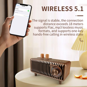 Mini Altavoz Portátil Retro T7 con Radio y BT, Estéreo Inalámbrico para Exteriores, Reproductor MP3 para <span class=keywords><strong>iPhone</strong></span> y Android con Soporte para Tarjeta TF y USB - Product Image 5