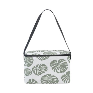 Custom Printed Hawaii Style Print Portable Waterproof Aluminum Film Small square Cold Ice Food Insulated Cooler Bag - Product Image 3