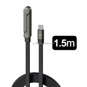 <span class=keywords><strong>C</strong></span>âble de charge rapide USB-<span class=keywords><strong>C</strong></span> vers USB-<span class=keywords><strong>C</strong></span> <span class=keywords><strong>2</strong></span>-en-1 240W avec support pliable et <span class=keywords><strong>c</strong></span>âble de données Type-<span class=keywords><strong>C</strong></span> pour iPhone 17 16 - Product Image 3