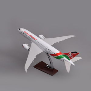 Modèle d'<span class=keywords><strong>avion</strong></span> en résine <span class=keywords><strong>Kenya</strong></span> Airways B787 47cm Cadeau d'affaires - Product Image 5