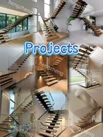 Escalier rotatif en acier galvanisé durable sur mesure, style classique moderne, escalier intérieur luxueux pour villa, appartement, hôtel