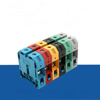 Bornes à vis MRK-50, blocs de bornes, montage sur rail DIN, connecteur de fil, 750V 24A 12-24 AWG