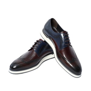 Nouvellement lancé populaire marque pour hommes classique fait à la main sur mesure classique peau de vache Patchwork Style décontracté affaires chaussures de Sport - Product Image 2