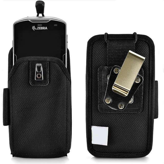 Handheld Mobile Computer Nylon Scanner Holder Holster for Zebra Zebra TC75x, TC75, TC70x, TC70, TC72, TC77 W/Belt Clip and Loop