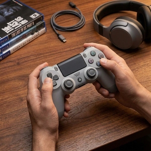Manette de jeu sans fil pour PS5, PS4, PC, <span class=keywords><strong>jeux</strong></span> mobiles, Gamesir G7 One, manettes Bluetooth, joystick pour téléphone, série - Product Image 1