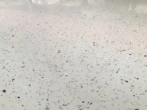 カララ純白光沢大理石効果磁器ダイニングルーム床タイル