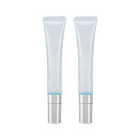 15ml Brillant à Lèvres Cosmétique Conteneur de Baume à Lèvres Tête en Céramique Plastique Doux Tube de Crème pour les Yeux Sérigraphie Emballage de Maquillage