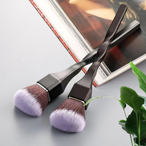 Nouvelle <span class=keywords><strong>Brosse</strong></span> à Fond de Teint à Manche Spirale, Tête Plate, Sans Absorption de Poudre, pour une Application Naturelle, Correcteur Portable Doux - Product Image 5