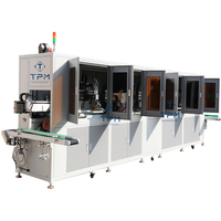 Machine de sérigraphie automatique 4 couleurs pour parfum, gobelets, bouteilles en plastique et verre, imprimante pour canettes en aluminium