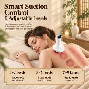 Dispositivo de Masaje Eléctrico Gua Sha con Calor y Luz Roja, 9 Niveles, Portátil, para el Cuidado Corporal en Casa - Product Image 3
