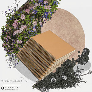 クラフトA5スパイラルノート60枚カスタマイズペーパーノートブック-MSブランドギフト/ビジネス/オフィス用 - Product Image 3