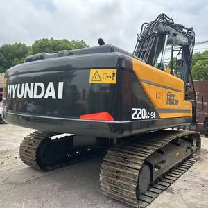 รถขุดฮุนได รุ่นปี 2023 รุ่น 220LC-9S มือสอง กำลัง 125 กิโลวัตต์ ออกแบบเพื่อการใช้งานในเมือง ประหยัดพื้นที่ ทำงานเงียบ ใช้เครื่องยนต์คัมมินส์ - Product Image 5