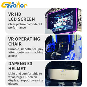 Consola de <span class=keywords><strong>Juegos</strong></span> de Interior para <span class=keywords><strong>Adultos</strong></span> Más Vendida 9D Realidad Virtual Máquina de Juego <span class=keywords><strong>VR</strong></span> Simulador de Atracción Emocionante con Movimiento Simulador <span class=keywords><strong>VR</strong></span> 360 - Product Image 5
