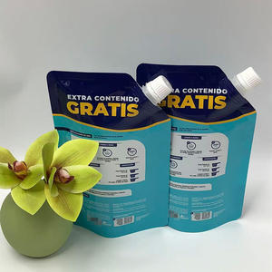 Pochette debout en plastique PE de 750ml avec logo personnalisé sac aspétique étanche avec bec verseur pour détergent à lessive liquide - Product Image 5