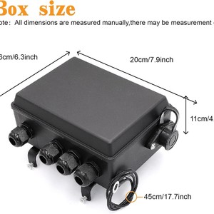 Kit de caja de control para cabrestante eléctrico de 12V 500A con manija con cable para cabrestantes de 8000-15000 libras, ATV, UTV - Product Image 2
