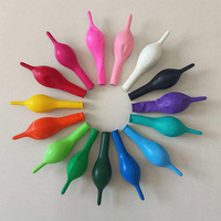 Ballons à queue de 10 pouces de haute qualité, couleurs pastel mates, style rétro, pour fêtes de Noël et événements, ballons à queue Love Quick Link