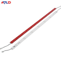 7LED 2835 Perfil de aluminio Tira de LED 24V con lente de 160 grados 3,2 W 2835 Barra de luz LED para cajas de luz publicitarias