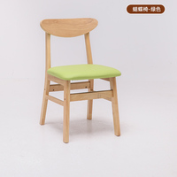 Chaise en bois de style canapé d'hôtel pour café, bar, restaurant occidental, magasin de thé au lait pour boisson froide, aire de repos