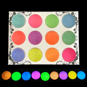 SunelPort Polvo de Uñas Profesional Fluorescente de 12 Colores, Larga Duración, que Brilla en la Oscuridad, Material Ecológico, Mini - Product Image 6