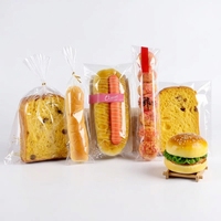 Sac en cellophane transparent avec logo personnalisé imprimé auto-obturant adhésif transparent doux pour biscuits BOPP OPP pour l'emballage de gâteau