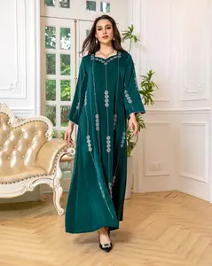OKA 2024 Hot Selling Islamic Ladies Clothes Women Abaya Girl Muslim Dress Kaftan