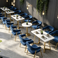 Mobilier de restaurant sur mesure, table et chaise de restaurant rembourrées, ensemble de canapés pour restaurants, pour les projets commerciaux de boutiques de boba