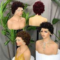 Perruque en cheveux humains vierges brésiliens en gros |   Perruque Lace Front sans colle 13x4 |   Perruque courte bouclée en cheveux humains |   Ligne de cheveux naturelle
